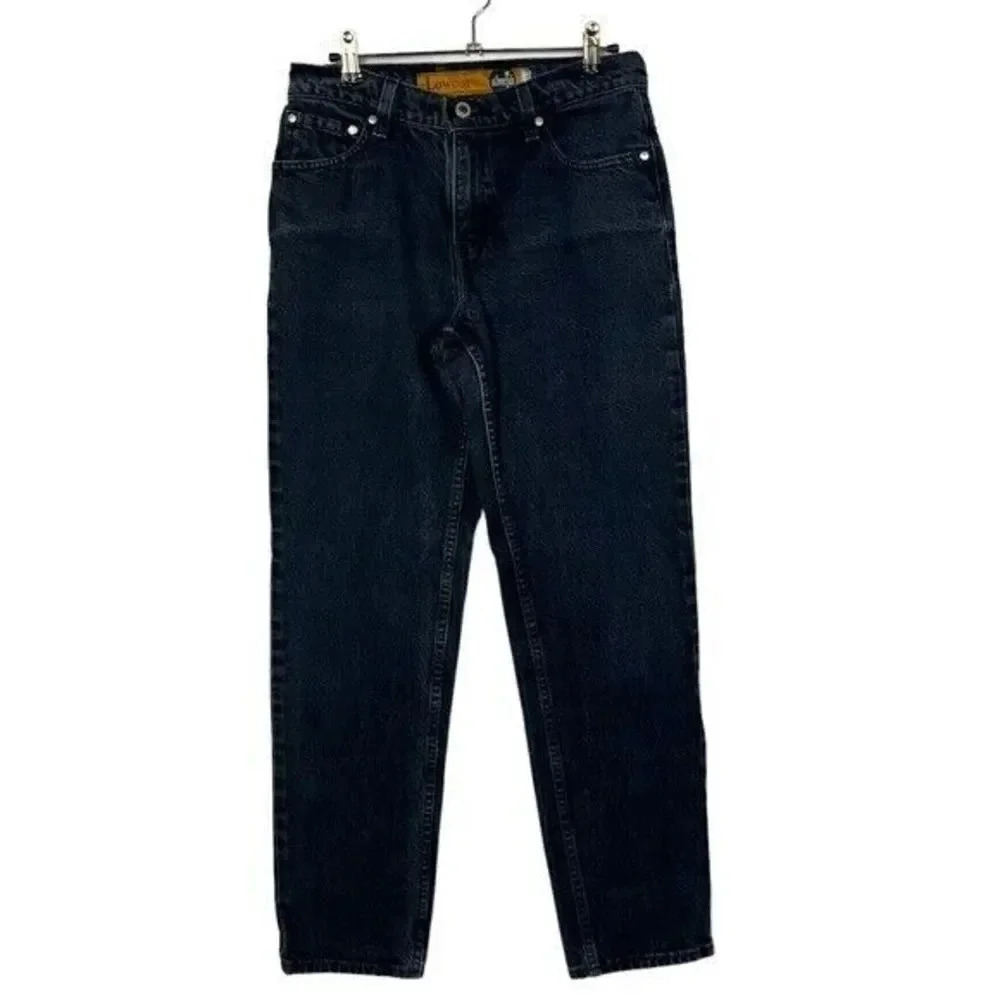 Levi's Silver Tab Black Lowcut Straight Leg Jeans 30